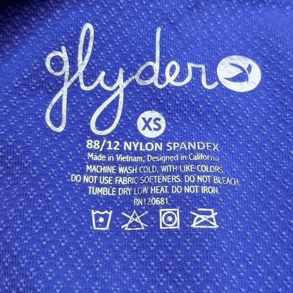 NWT Glyder Purple Crop Workout Leggings XS - Picture 7 of 8